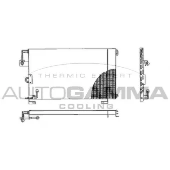 Condenseur, climatisation AUTOGAMMA 102757