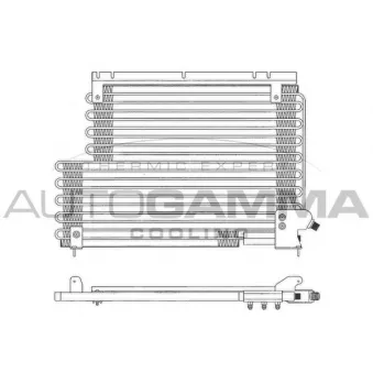 Condenseur, climatisation AUTOGAMMA 102833