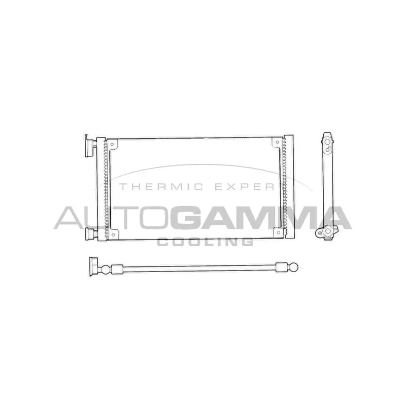 Condenseur, climatisation AUTOGAMMA 103233