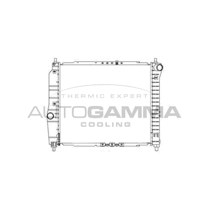 Radiateur, refroidissement du moteur AUTOGAMMA 103648