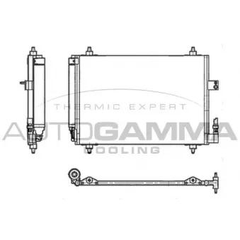 Condenseur, climatisation AUTOGAMMA 103659