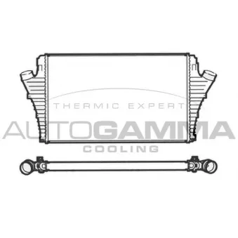 Intercooler, échangeur AUTOGAMMA 103661