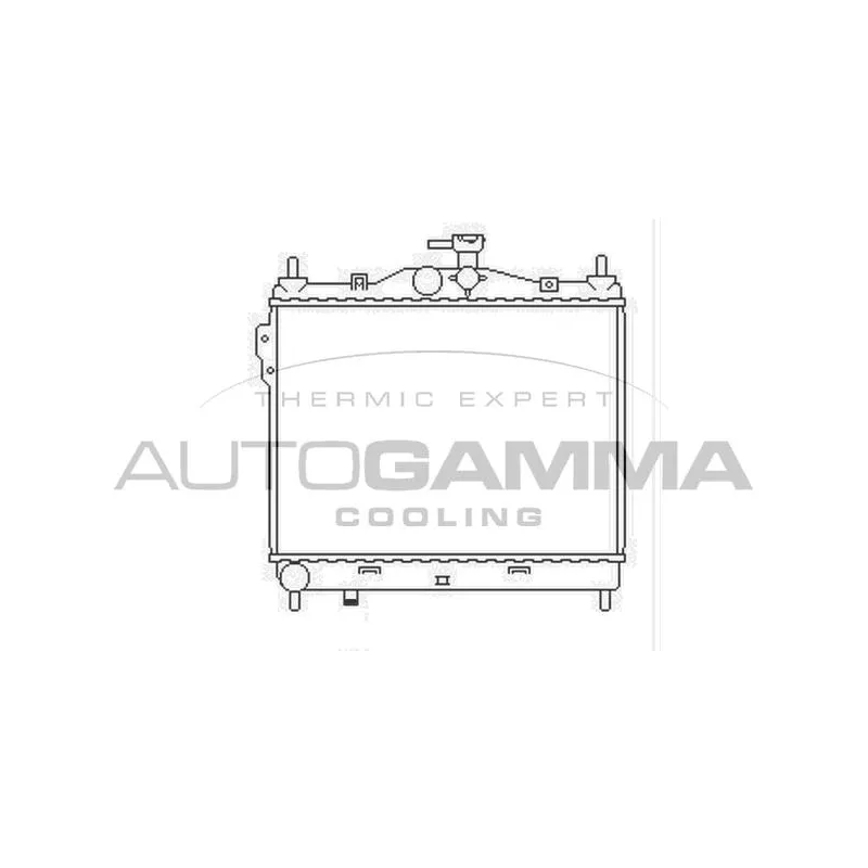 Radiateur, refroidissement du moteur AUTOGAMMA 103669