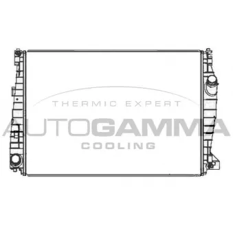 Radiateur, refroidissement du moteur AUTOGAMMA 103715