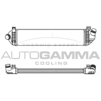 Intercooler, échangeur AUTOGAMMA 103720