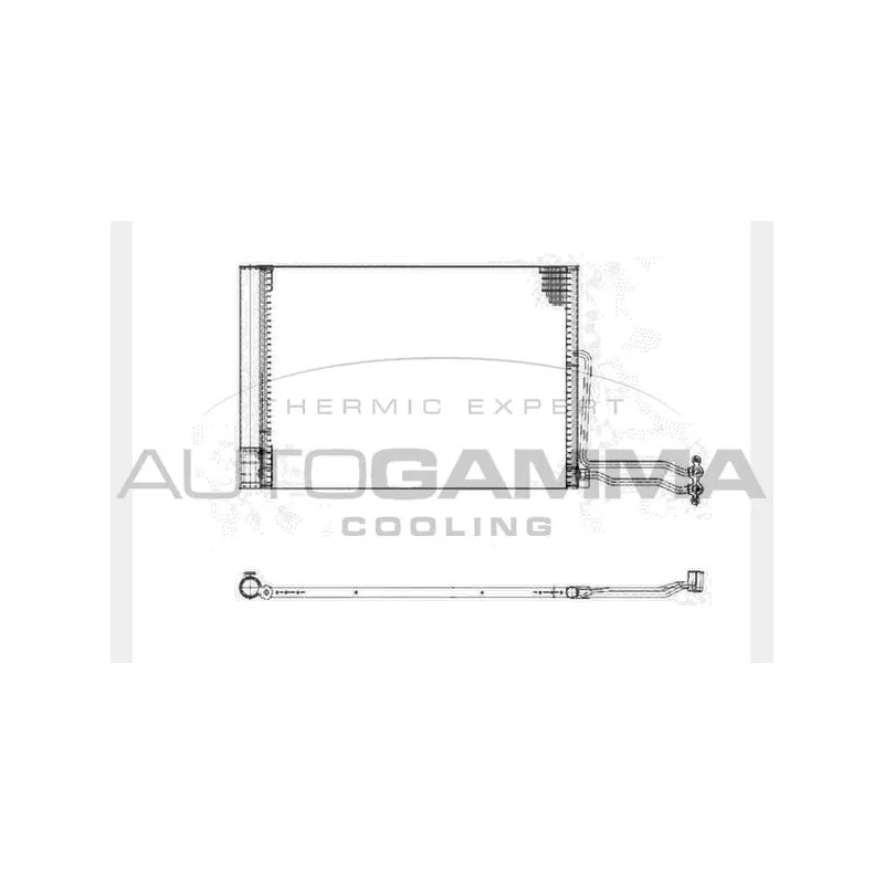 Condenseur, climatisation AUTOGAMMA 103725