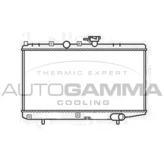 Radiateur, refroidissement du moteur AUTOGAMMA 103817