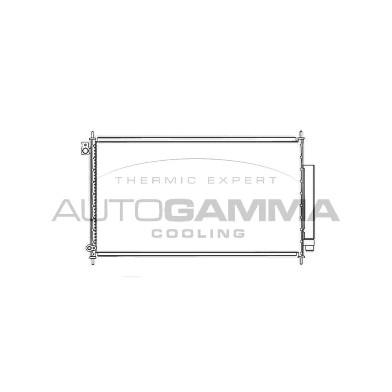 Condenseur, climatisation AUTOGAMMA 103827