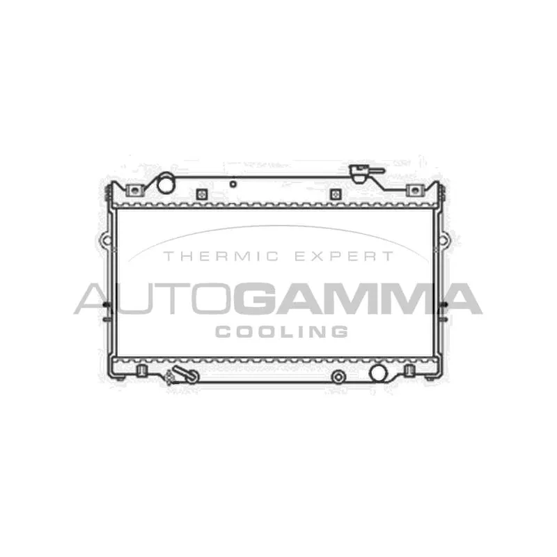 Radiateur, refroidissement du moteur AUTOGAMMA 103843