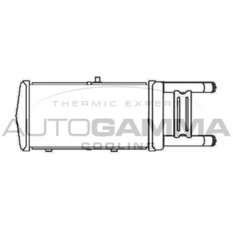 Radiateur, refroidissement du moteur AUTOGAMMA 103874