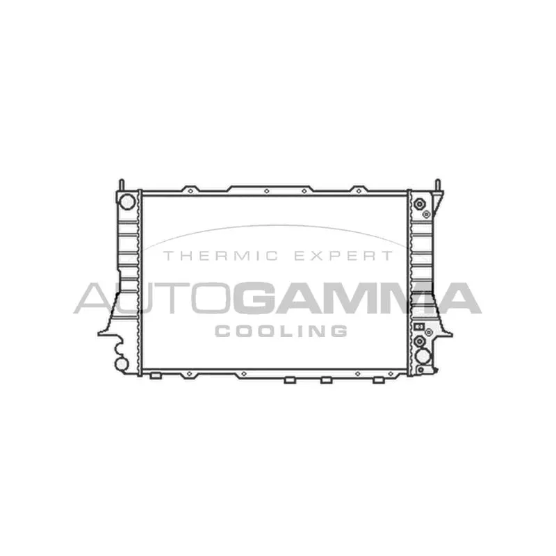 Radiateur, refroidissement du moteur AUTOGAMMA 103879