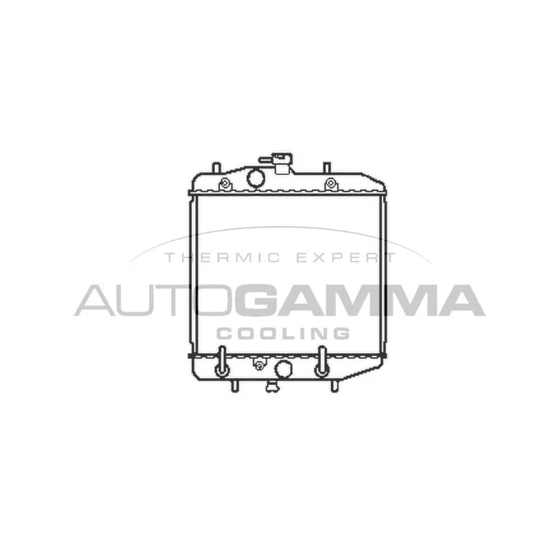 Radiateur, refroidissement du moteur AUTOGAMMA 103908