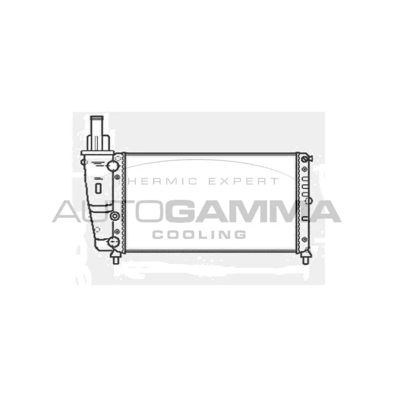 Radiateur, refroidissement du moteur AUTOGAMMA 103915