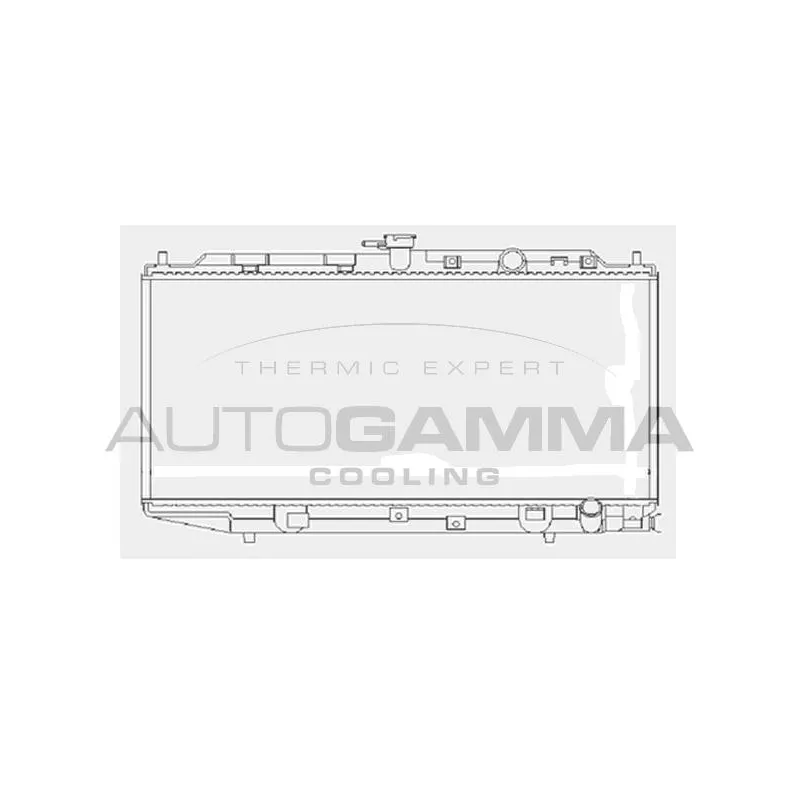 Radiateur, refroidissement du moteur AUTOGAMMA 103925