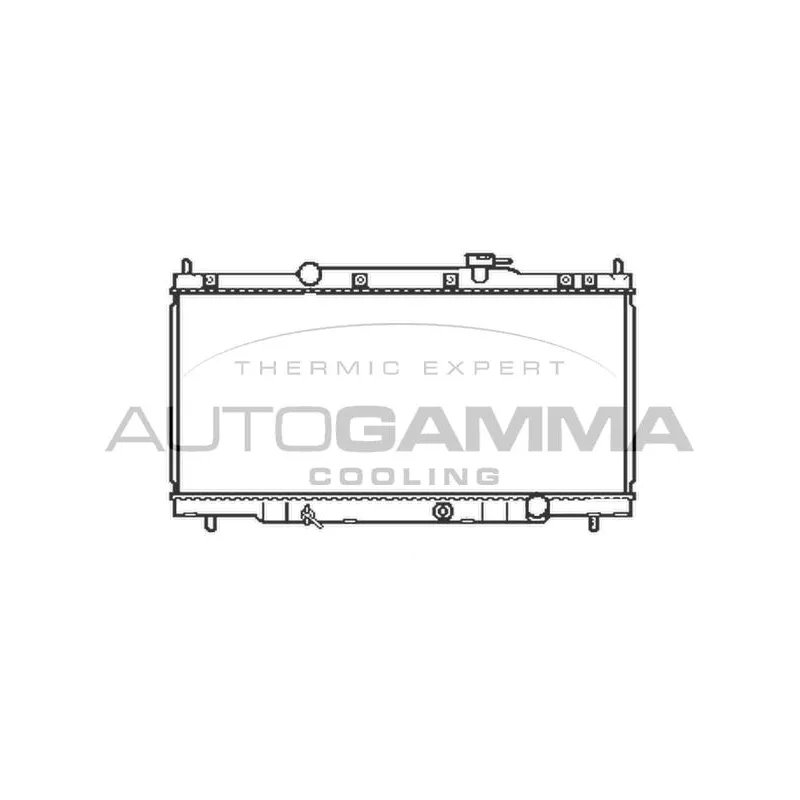 Radiateur, refroidissement du moteur AUTOGAMMA 103928