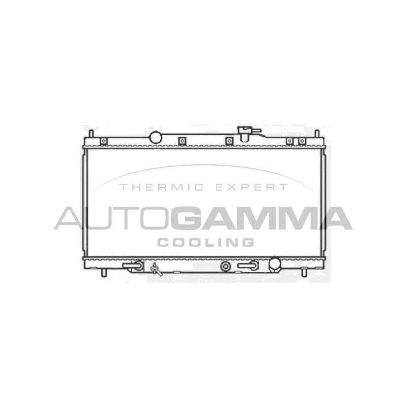 Radiateur, refroidissement du moteur AUTOGAMMA 103929