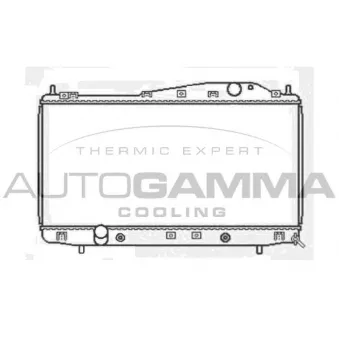 Radiateur, refroidissement du moteur AUTOGAMMA 103953