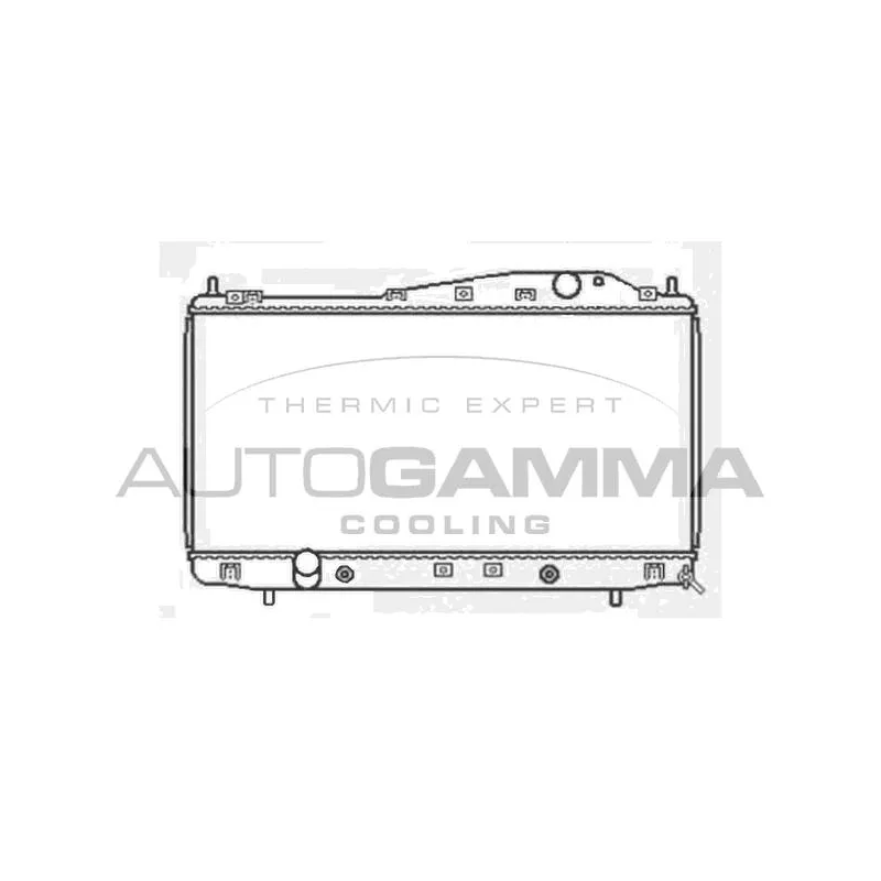 Radiateur, refroidissement du moteur AUTOGAMMA 103953