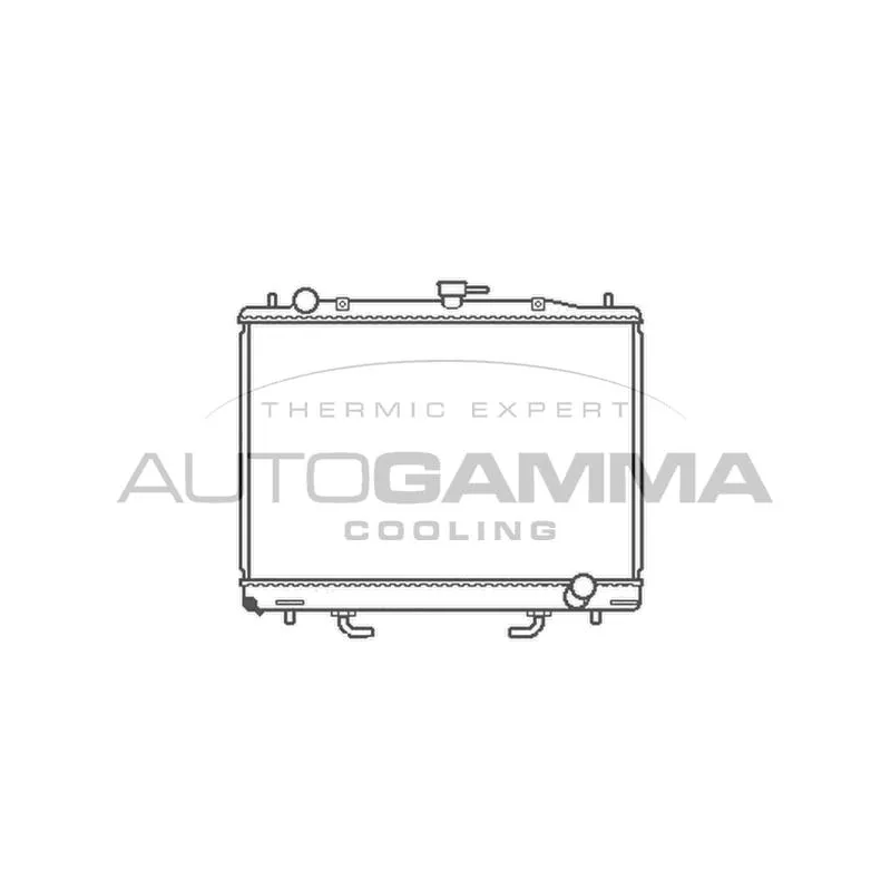 Radiateur, refroidissement du moteur AUTOGAMMA 103963