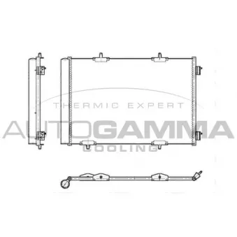 Condenseur, climatisation AUTOGAMMA 103972