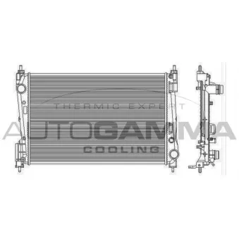 Radiateur, refroidissement du moteur AUTOGAMMA