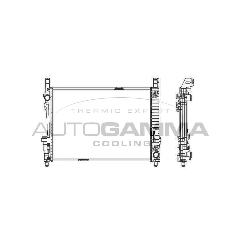 Radiateur, refroidissement du moteur AUTOGAMMA 103994