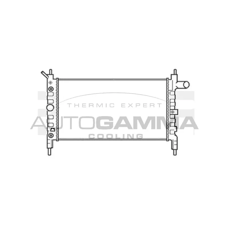 Radiateur, refroidissement du moteur AUTOGAMMA 104006