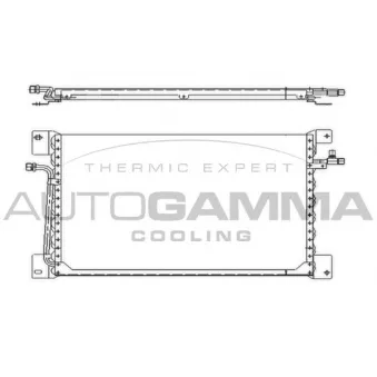 Condenseur, climatisation AUTOGAMMA 104019