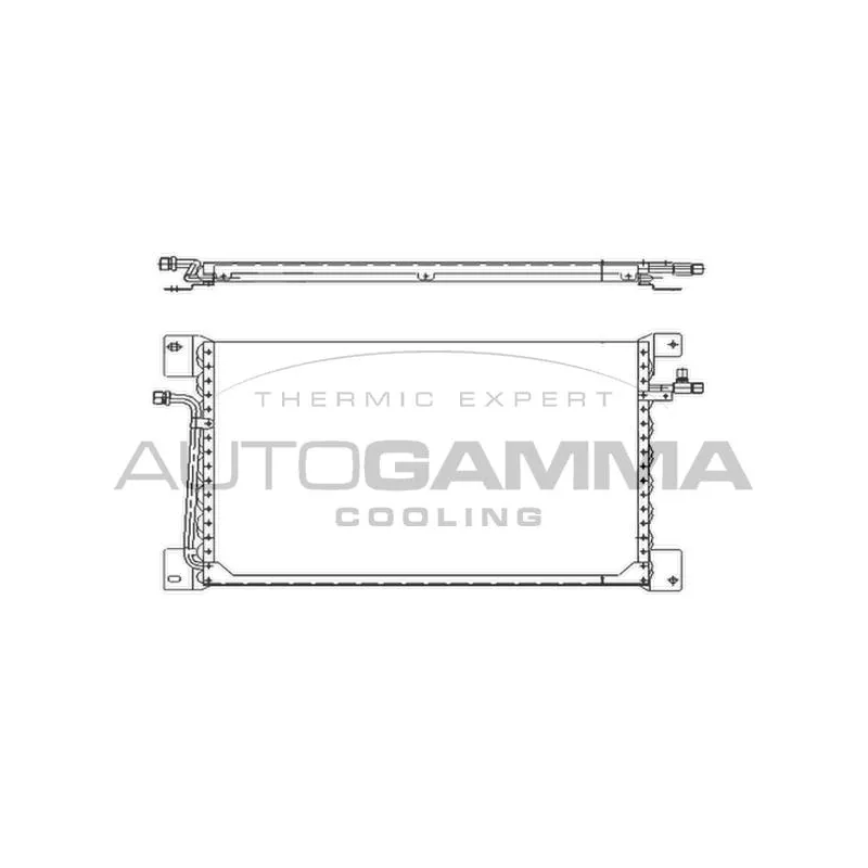 Condenseur, climatisation AUTOGAMMA 104019