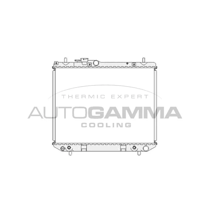 Radiateur, refroidissement du moteur AUTOGAMMA 104053