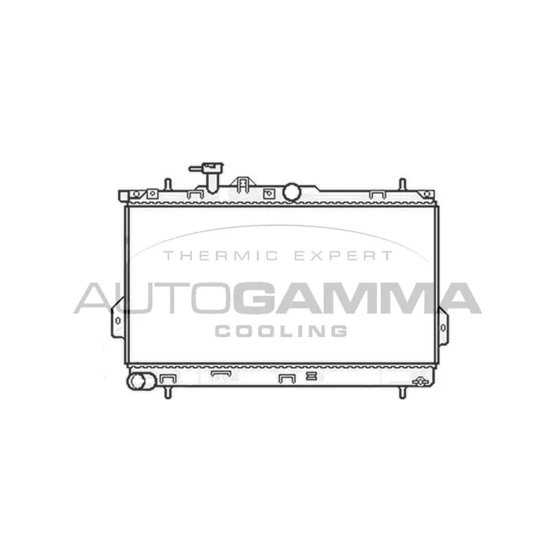 Radiateur, refroidissement du moteur AUTOGAMMA 104066