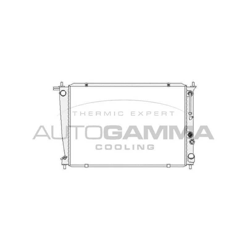 Radiateur, refroidissement du moteur AUTOGAMMA 104072