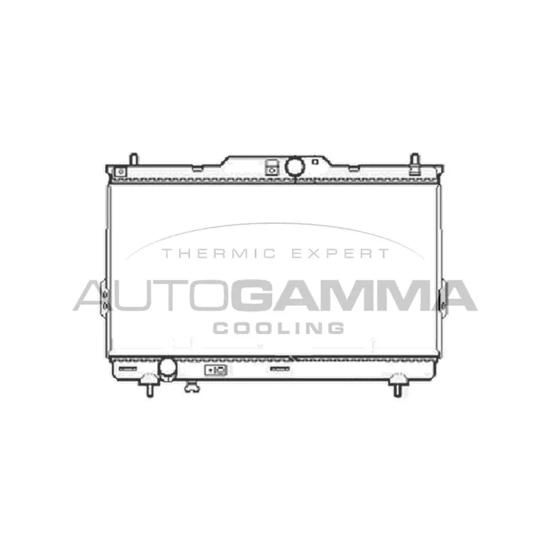 Radiateur, refroidissement du moteur AUTOGAMMA 104073