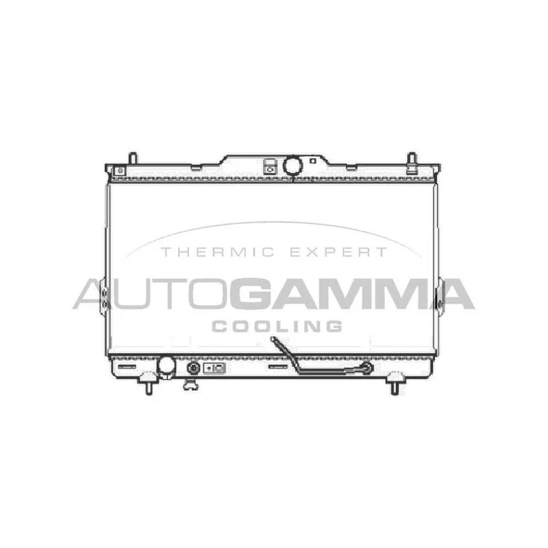 Radiateur, refroidissement du moteur AUTOGAMMA 104074