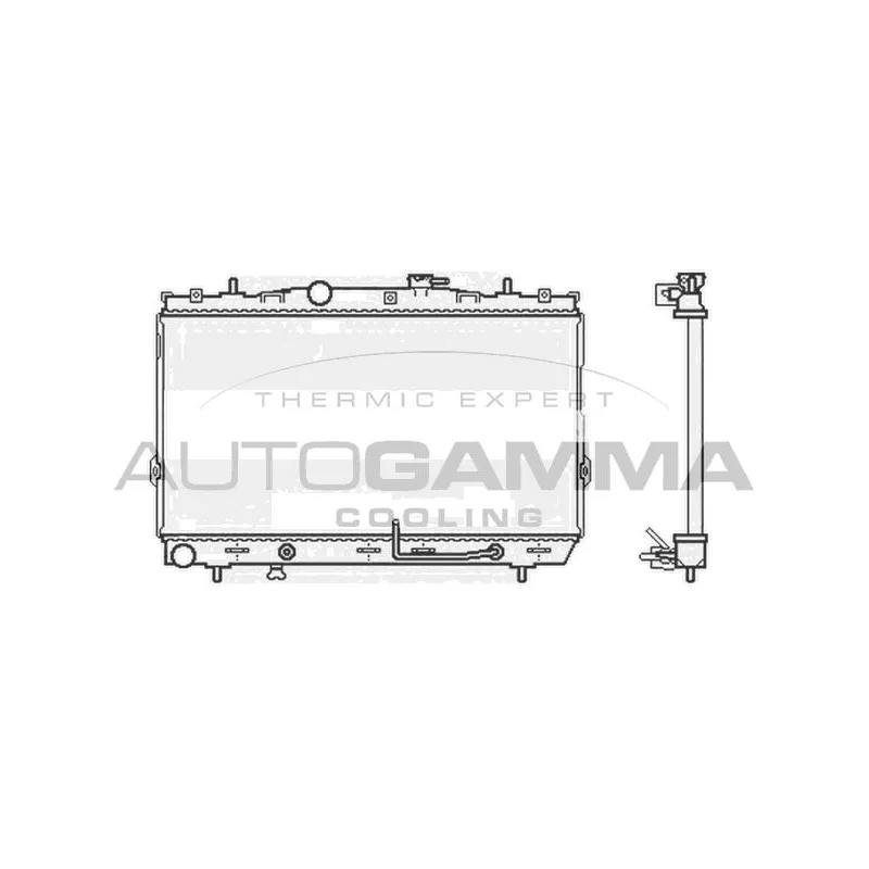 Radiateur, refroidissement du moteur AUTOGAMMA 104084