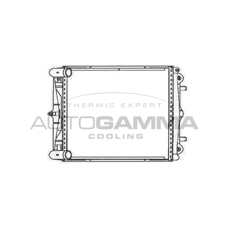 Radiateur, refroidissement du moteur AUTOGAMMA 104114