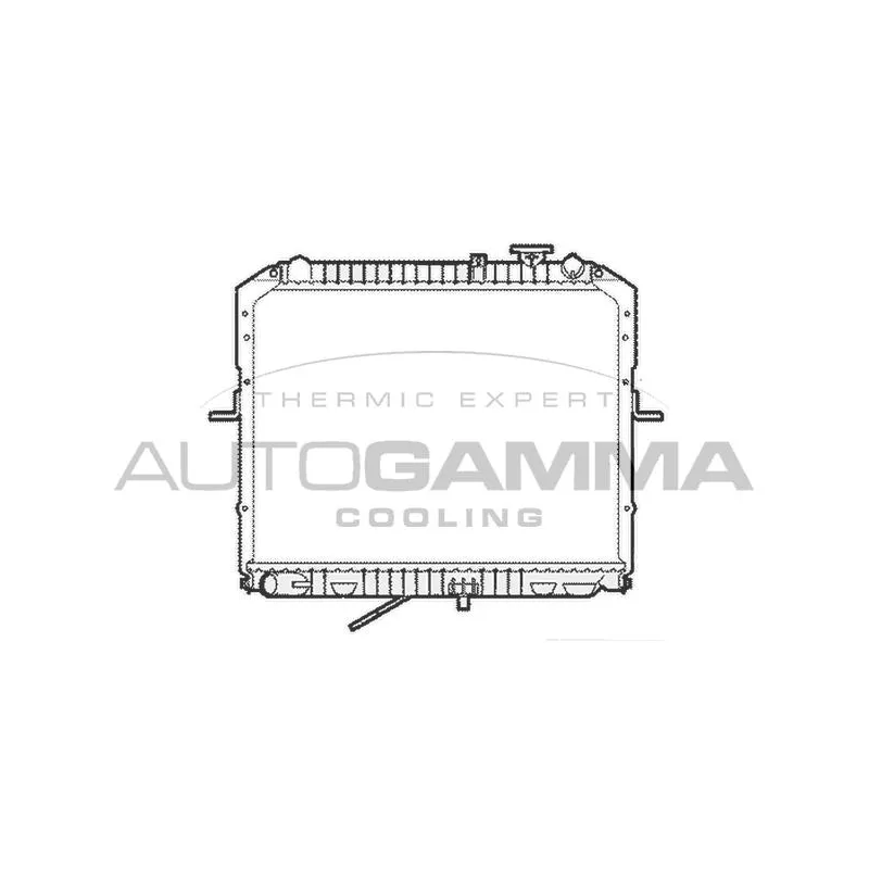 Radiateur, refroidissement du moteur AUTOGAMMA 104120