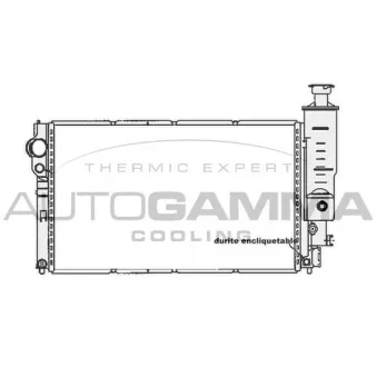 Radiateur, refroidissement du moteur AUTOGAMMA