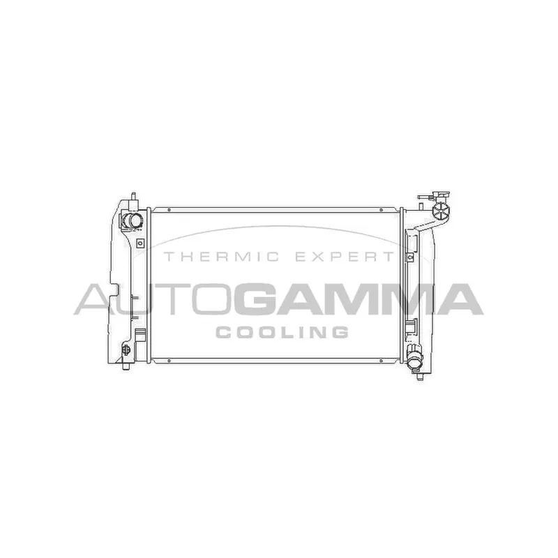 Radiateur, refroidissement du moteur AUTOGAMMA 104126