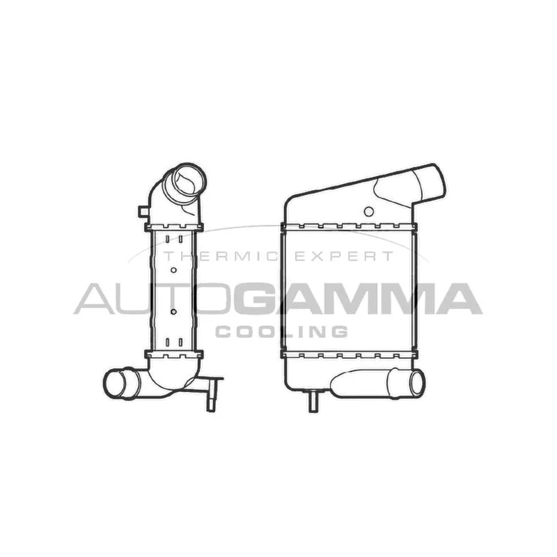 Intercooler, échangeur AUTOGAMMA 104492