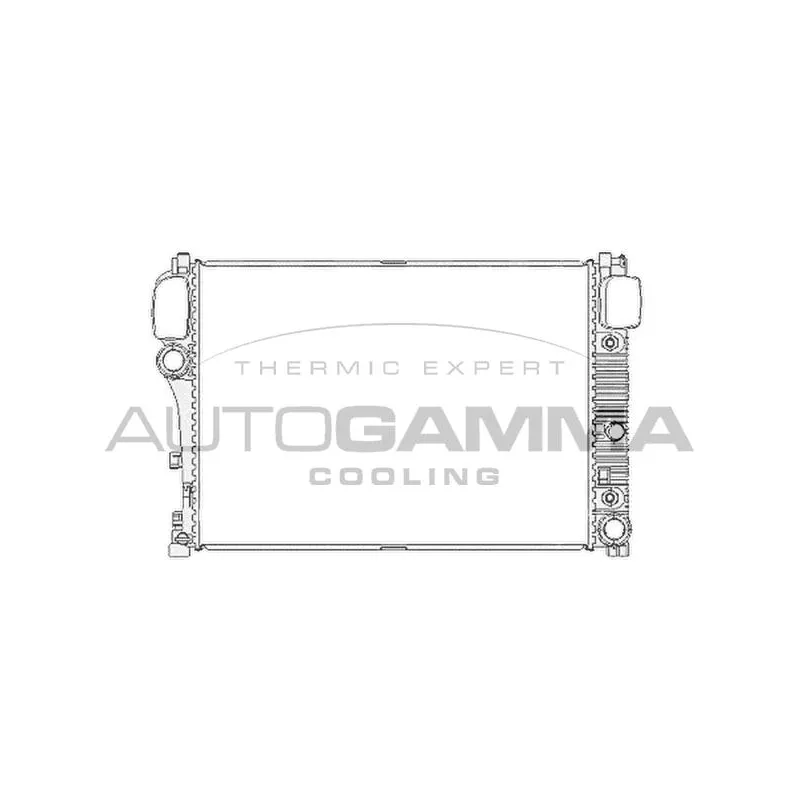 Radiateur, refroidissement du moteur AUTOGAMMA 104538