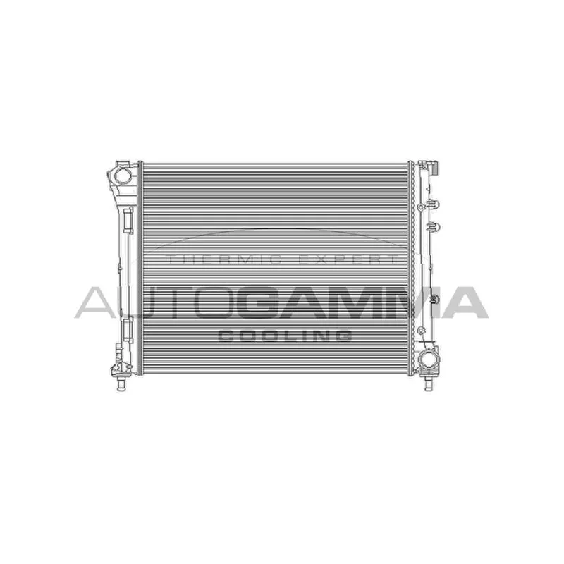 Radiateur, refroidissement du moteur AUTOGAMMA 104620