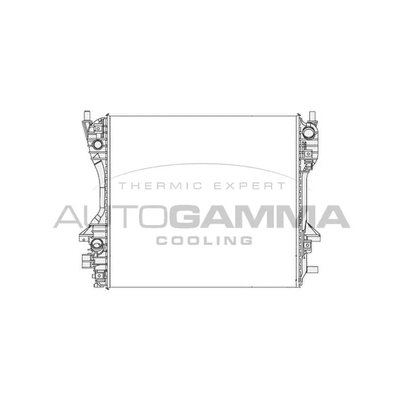 Radiateur, refroidissement du moteur AUTOGAMMA 104651