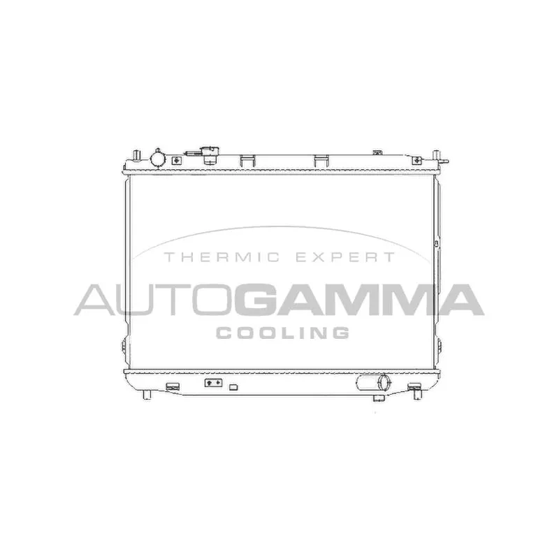 Radiateur, refroidissement du moteur AUTOGAMMA 104652