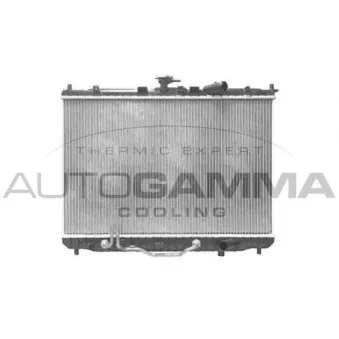 Radiateur, refroidissement du moteur AUTOGAMMA 104654