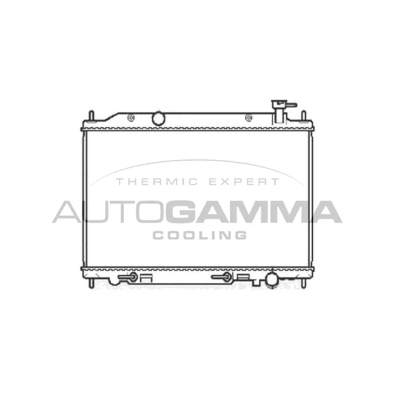 Radiateur, refroidissement du moteur AUTOGAMMA 104860