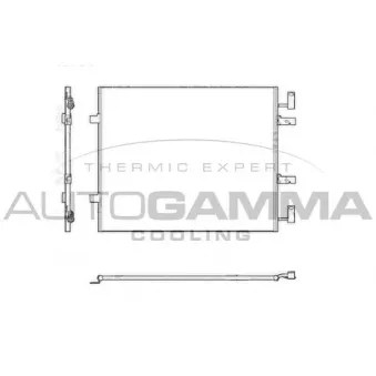 Condenseur, climatisation AUTOGAMMA 104918