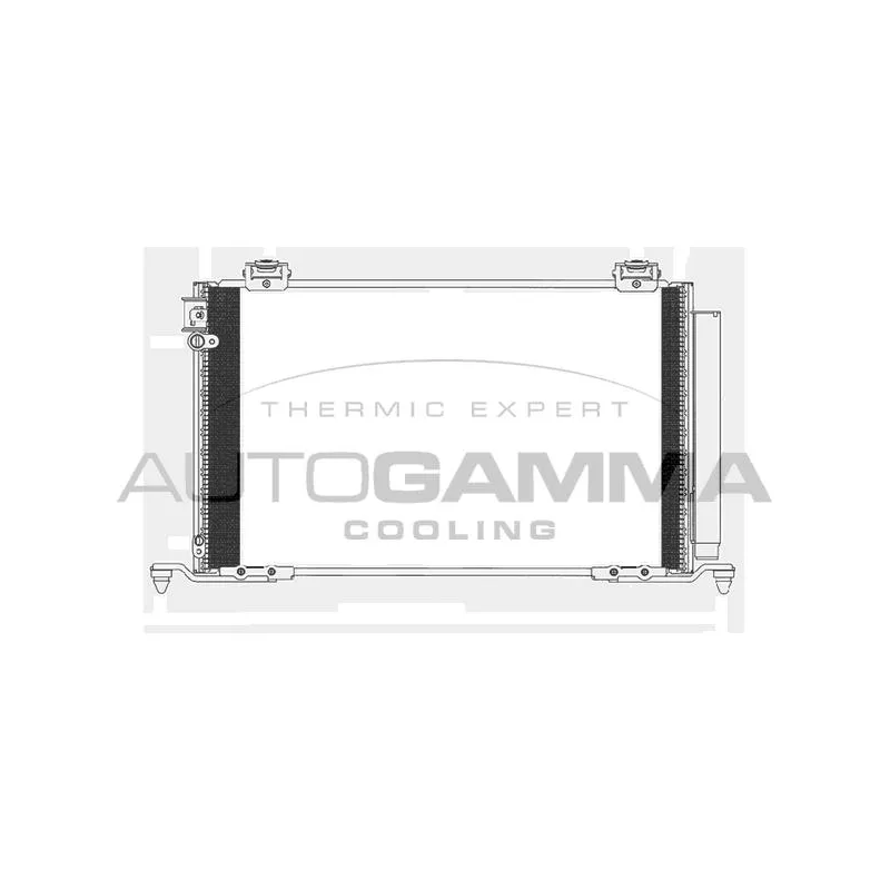 Condenseur, climatisation AUTOGAMMA 104921