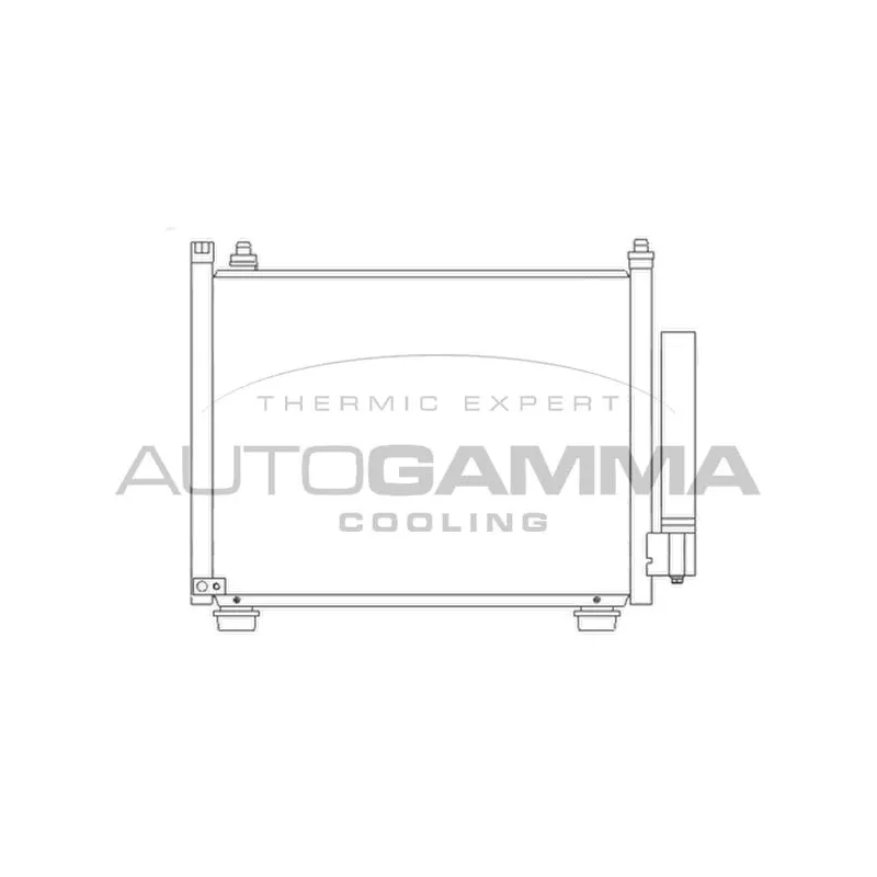 Condenseur, climatisation AUTOGAMMA 104923