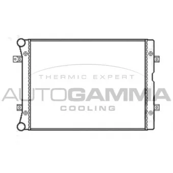 Radiateur, refroidissement du moteur AUTOGAMMA 104927